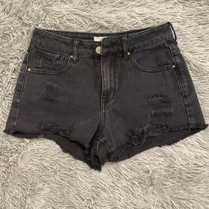 Pacsun: High Waisted Denim Shorts - size 24